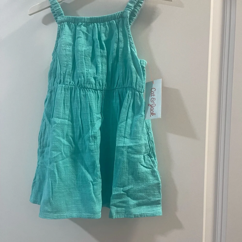 Kids Teal Summer Dress Cat And Jack Size 2T